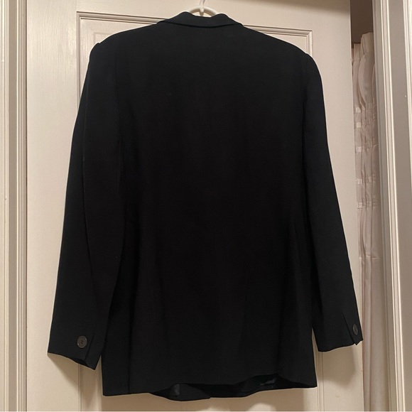Talbots Vintage Women’s Black Blazer Size 16 - Picture 2 of 4